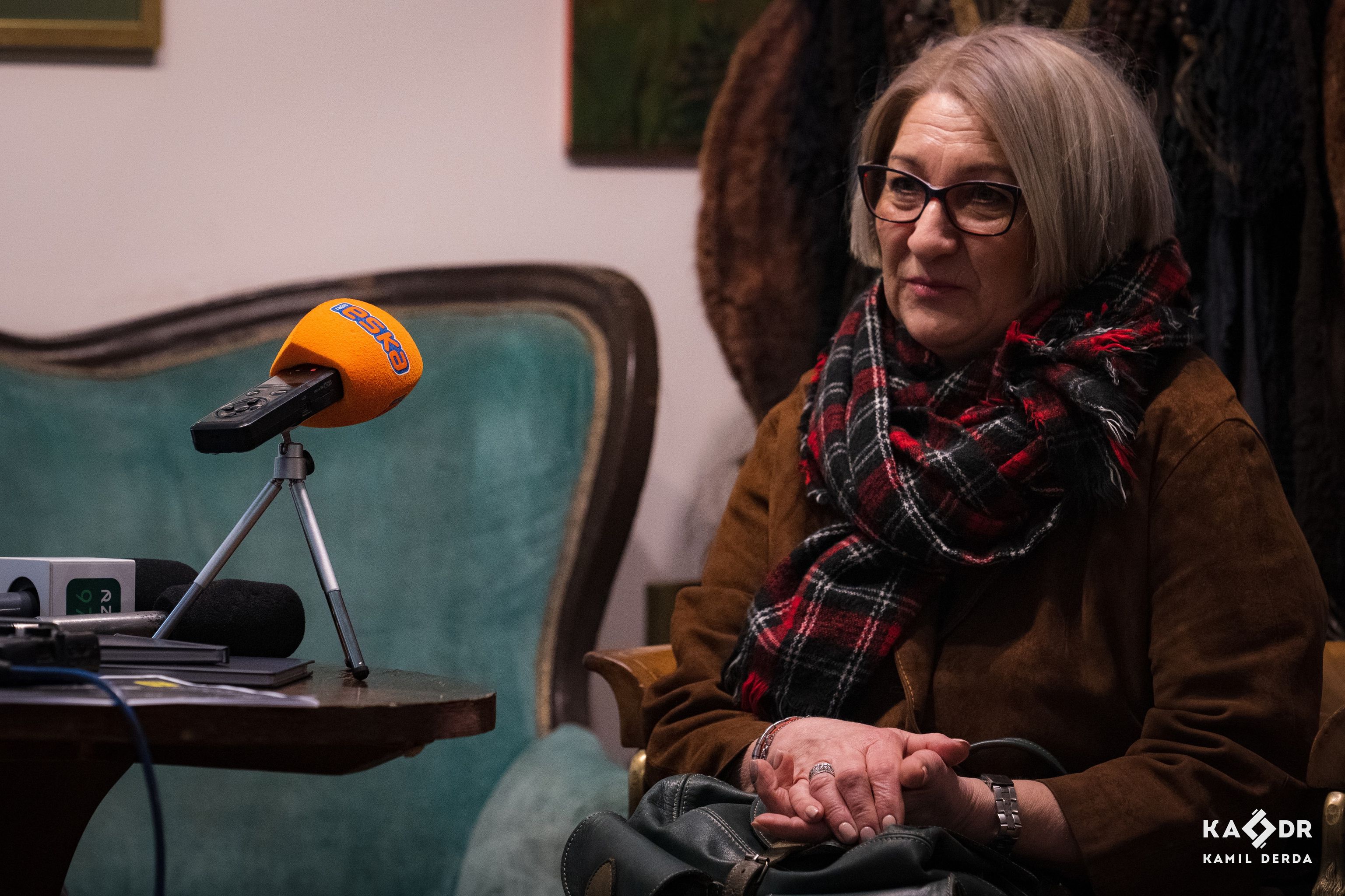 Konferencja prasowa poświęcona wystawieniu „Guseł” na Fringe Festival Edinburgh