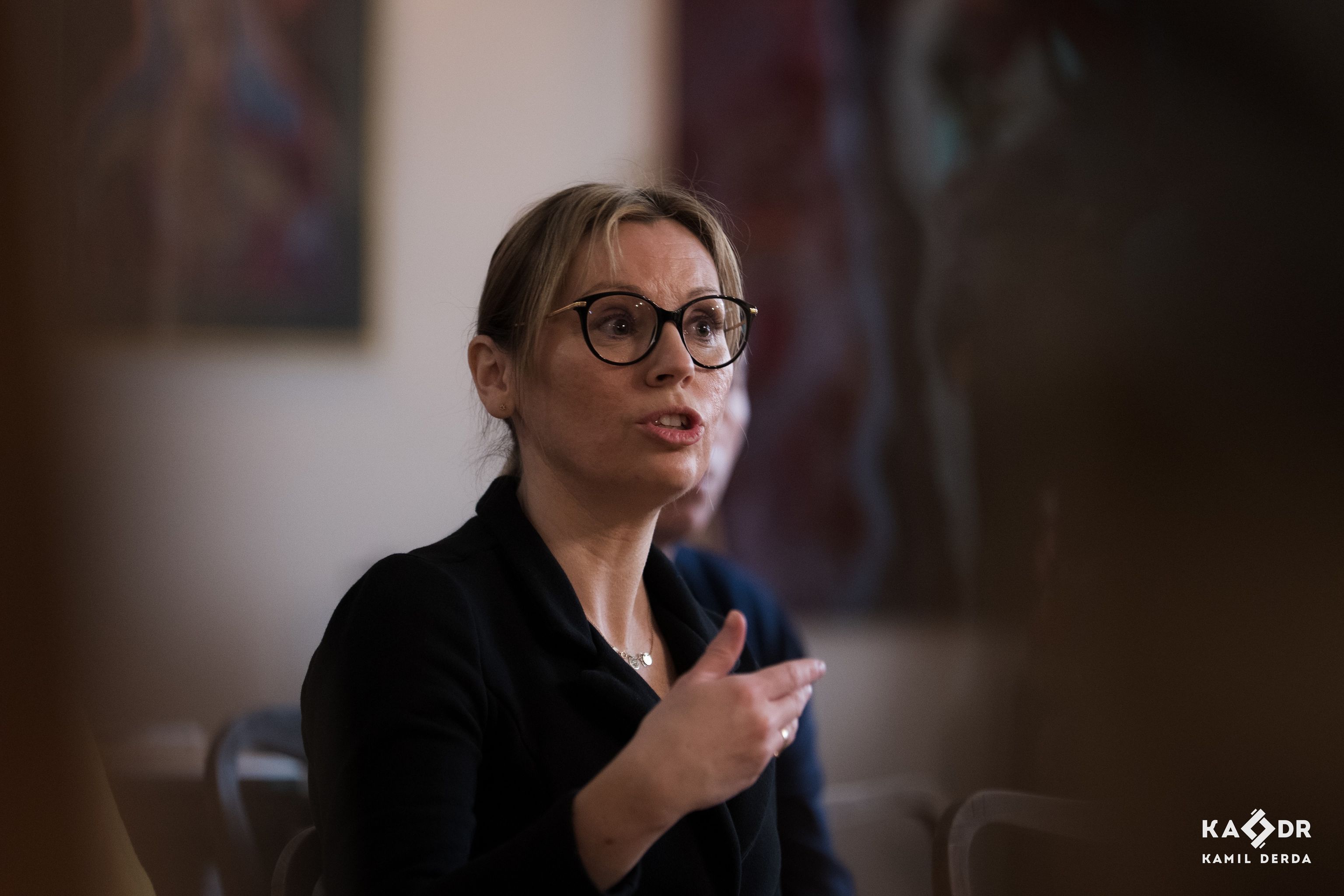 Konferencja prasowa poświęcona wystawieniu „Guseł” na Fringe Festival Edinburgh