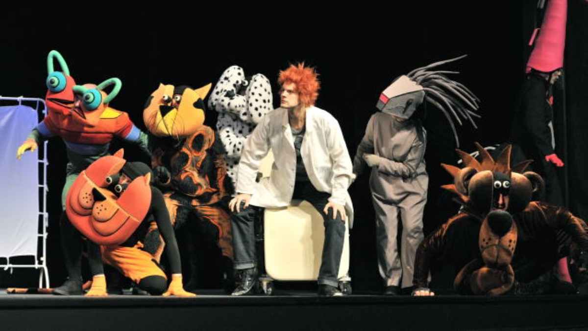 29.10.2011. Zielona Gora Teatr Lubuski Premiera sztuk dla dzieci Zwierzeta dr Dolittle wedlug Hugh Loftinga w rezyserii Jerzego Bielunasa N/z Fot Tomasz Gawalkiewicz/ZAFF